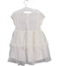 A White Short Sleeve Dresses from Momonittu in size 2T for girl. (Back View)