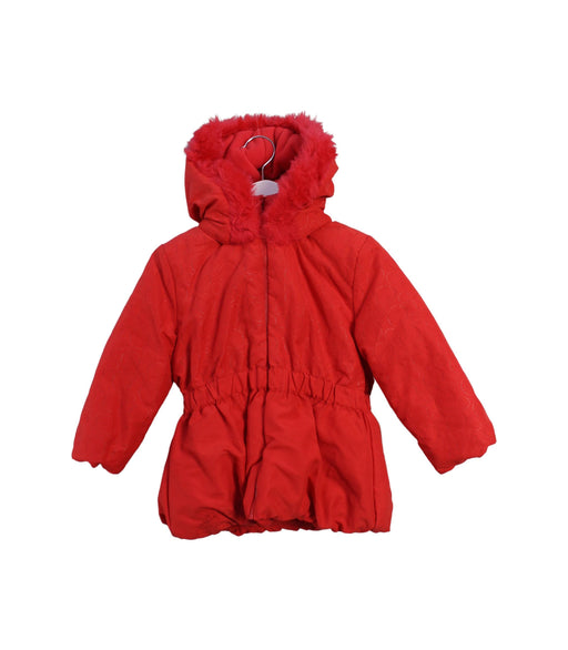 A Red Puffer/Quilted Coats & Outerwear from Agatha Ruiz De La Prada in size 3T for girl. (Front View)