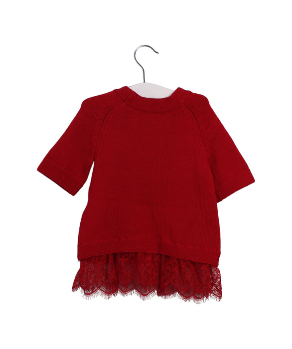 A Red Knit Sweaters from Nicholas & Bears in size 2T for girl. (Back View)