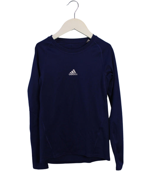 A Navy Active Tops from Adidas in size 10Y for boy. (Front View)