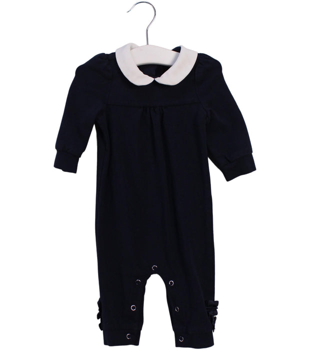 A Navy Long Sleeve Jumpsuits from Nicholas & Bears in size 3-6M for girl. (Front View)