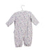 A White Long Sleeve Jumpsuits from Mides in size 3-6M for girl. (Back View)
