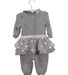 A Grey Long Sleeve Jumpsuits from Nicholas & Bears in size 3-6M for girl. (Back View)