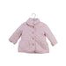 A Pink Puffer/Quilted Jackets from Ralph Lauren in size 3-6M for girl. (Front View)