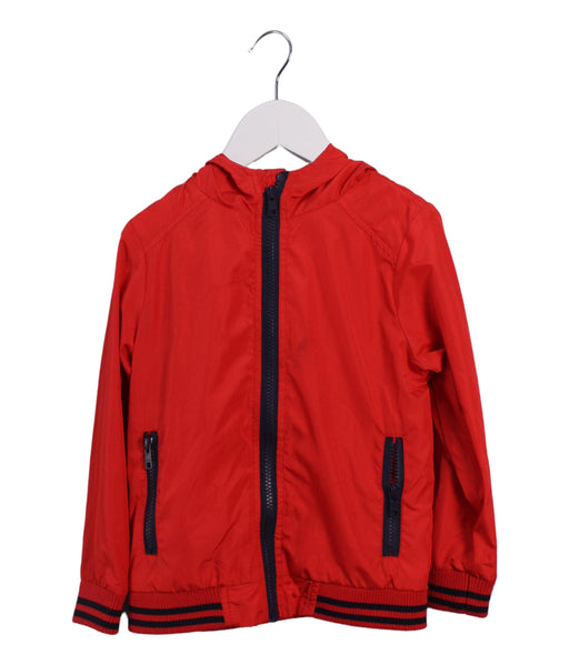 A Red Lightweight Jackets from Seed in size 4T for boy. (Front View)