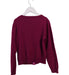 A Purple Cardigans from Anna Sui in size 9Y for girl. (Back View)