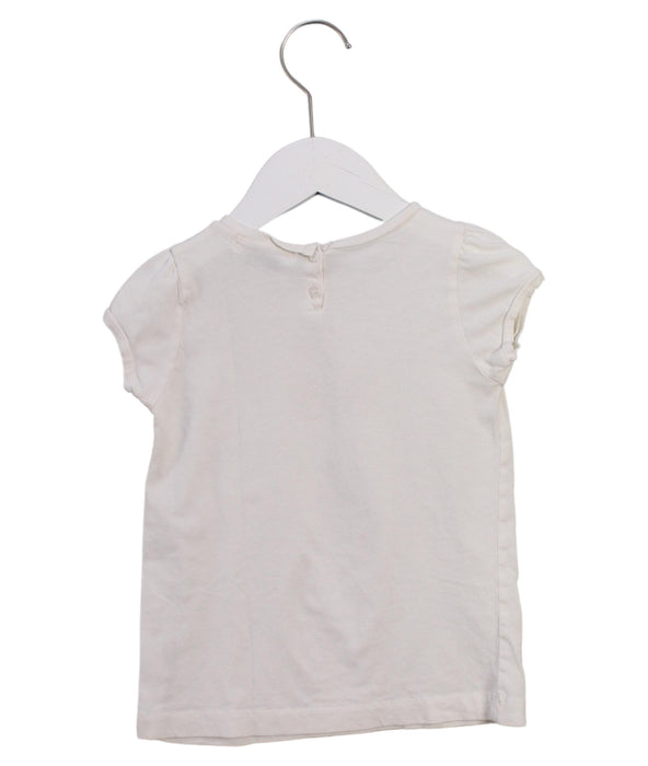 A White Short Sleeve T Shirts from Bonpoint in size 3T for girl. (Back View)