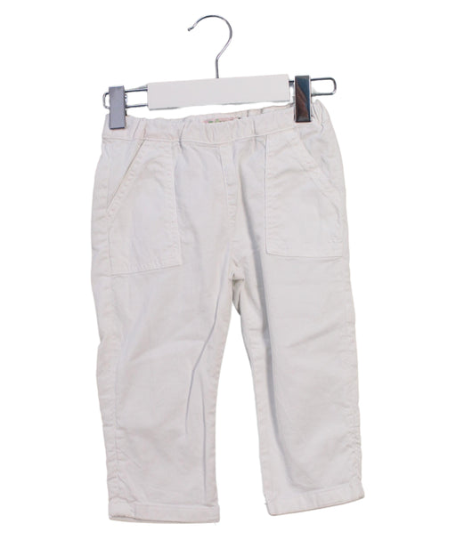 A White Casual Pants from Bonpoint in size 2T for girl. (Front View)
