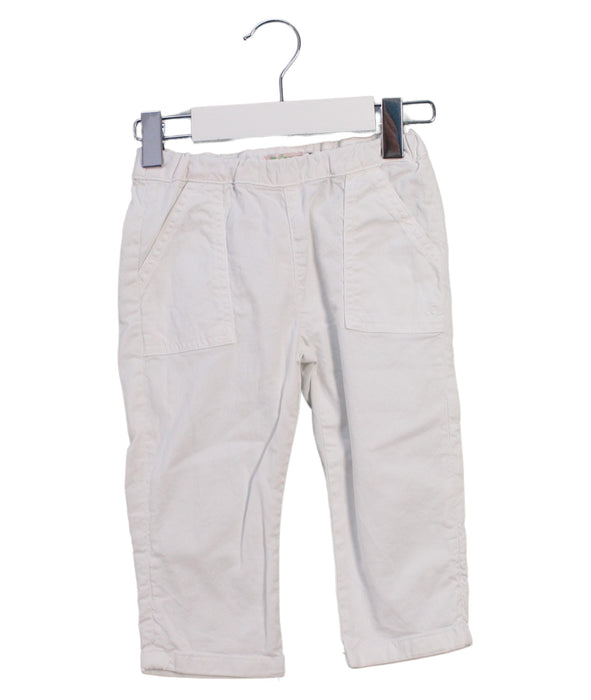 A White Casual Pants from Bonpoint in size 2T for girl. (Front View)