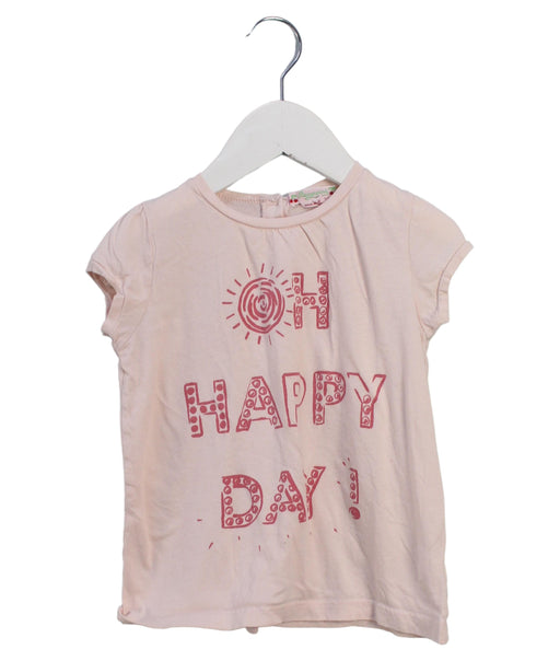 A Pink Short Sleeve T Shirts from Bonpoint in size 3T for girl. (Front View)