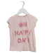 A Pink Short Sleeve T Shirts from Bonpoint in size 3T for girl. (Front View)