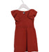 A Red Short Sleeve Dresses from Oeuf in size 2T for girl. (Back View)