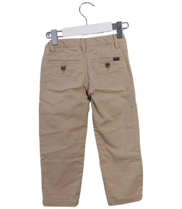 A Beige Casual Pants from Polo Ralph Lauren in size 2T for boy. (Back View)