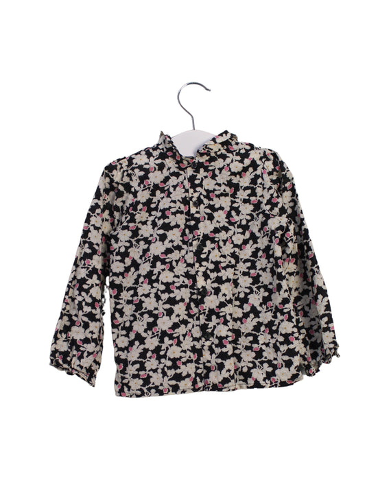 A Black Long Sleeve Tops from Bonpoint in size 3T for girl. (Back View)