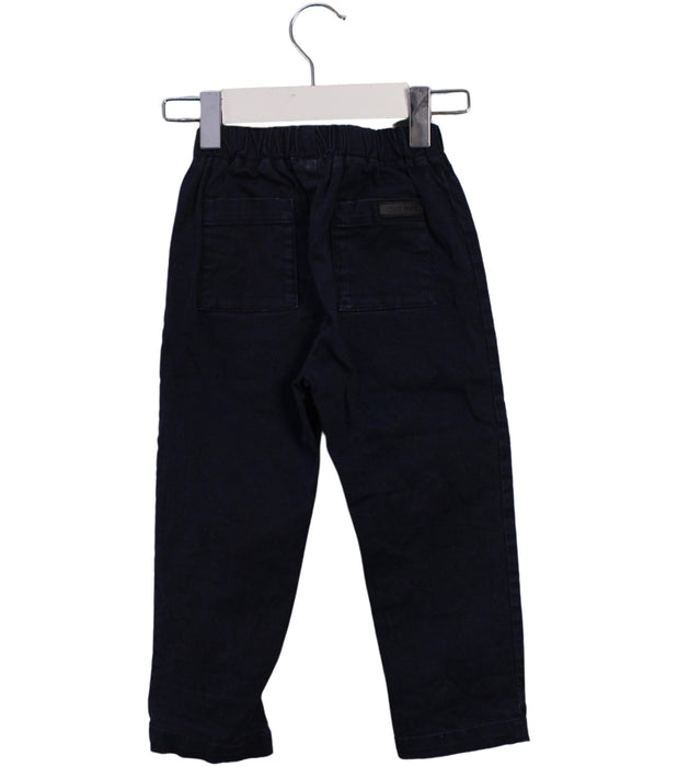 A Navy Casual Pants from Jacadi in size 3T for boy. (Back View)