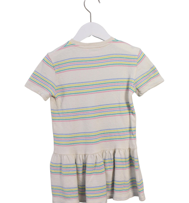A White Short Sleeve Dresses from Bonpoint in size 4T for girl. (Back View)