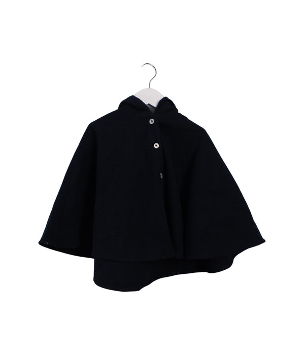 A Navy Capes & Ponchos from Lola Palacios in size 3T for girl. (Front View)