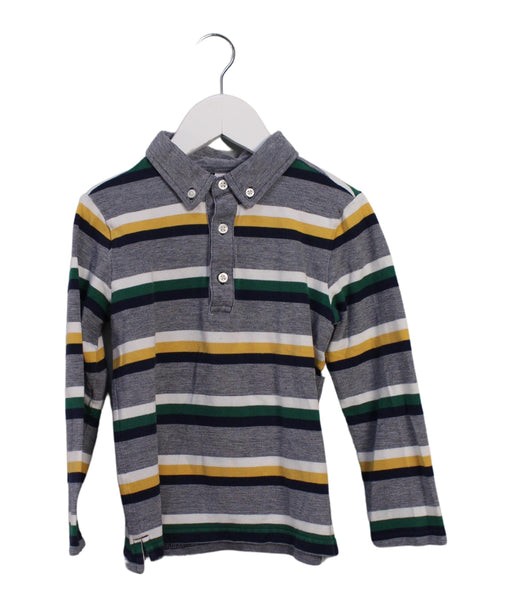 A Multicolour Long Sleeve Polos from Janie & Jack in size 5T for boy. (Front View)