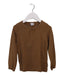 A Brown Long Sleeve Tops from Petit Bateau in size 4T for girl. (Front View)