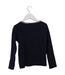 A Navy Long Sleeve Tops from Petit Bateau in size 6T for boy. (Back View)