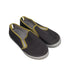 A Grey Slip Ons from Jacadi in size 6T for boy. (Front View)