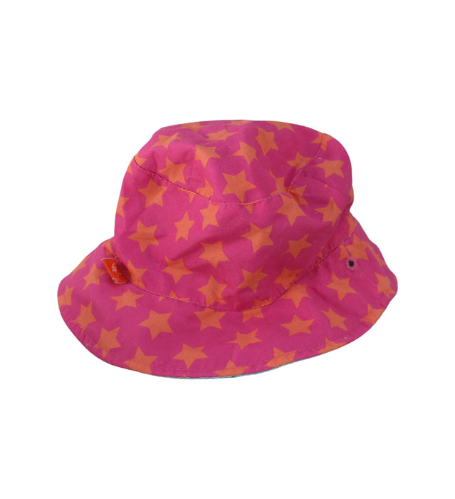 A Pink Sun Hats from LAESSIG in size 0-3M for girl. (Front View)