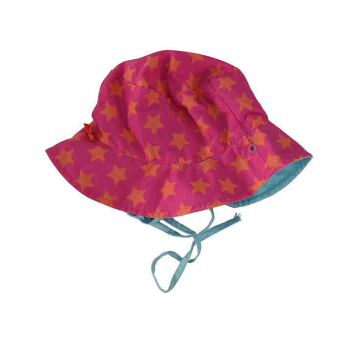 A Pink Sun Hats from LAESSIG in size 0-3M for girl. (Back View)