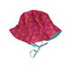 A Pink Sun Hats from LAESSIG in size 0-3M for girl. (Back View)