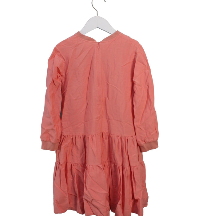 A Peach Long Sleeve Dresses from Molo in size 7Y for girl. (Back View)
