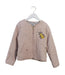 A Beige Lightweight Jackets from Molo in size 7Y for girl. (Front View)