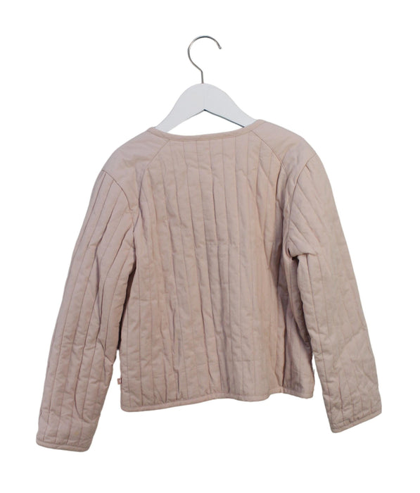 A Beige Lightweight Jackets from Molo in size 7Y for girl. (Back View)