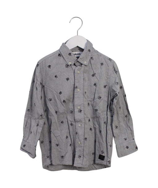 A Grey Shirts from Molo in size 5T for boy. (Front View)