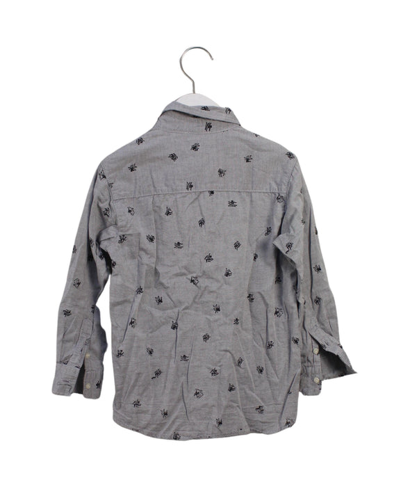 A Grey Shirts from Molo in size 5T for boy. (Back View)