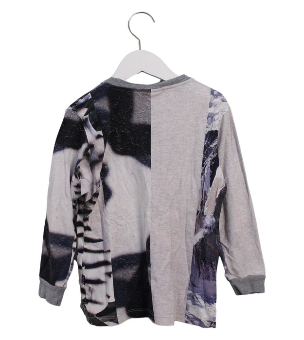 A Grey Crewneck Sweatshirts from Molo in size 5T for boy. (Back View)