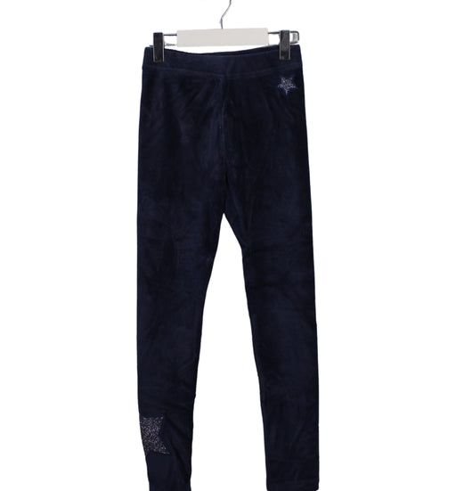 A Blue Leggings from Crewcuts in size 8Y for girl. (Front View)
