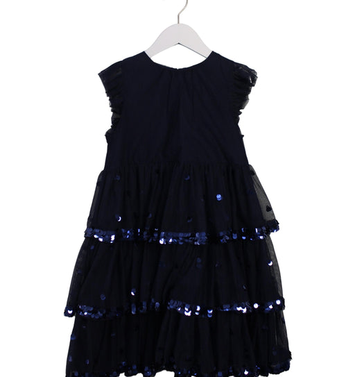 A Blue Sleeveless Dresses from Crewcuts in size 8Y for girl. (Front View)