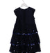 A Blue Sleeveless Dresses from Crewcuts in size 8Y for girl. (Back View)