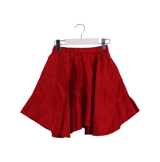 A Red Mid Skirts from Crewcuts in size 4T for girl. (Front View)