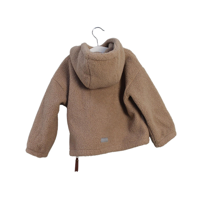 A Brown Lightweight Jackets from Mini A Ture in size 2T for girl. (Back View)