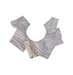 A White Bibs from MarlMarl in size O/S for neutral. (Front View)