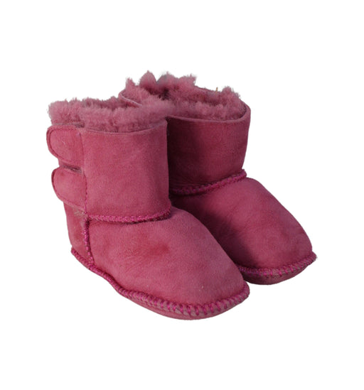 A Pink Winter Boots from UGG in size 6-12M for girl. (Front View)