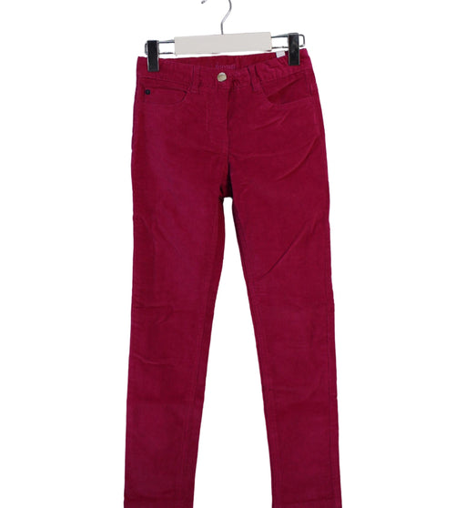 A Burgundy Casual Pants from Jacadi in size 6T for girl. (Front View)