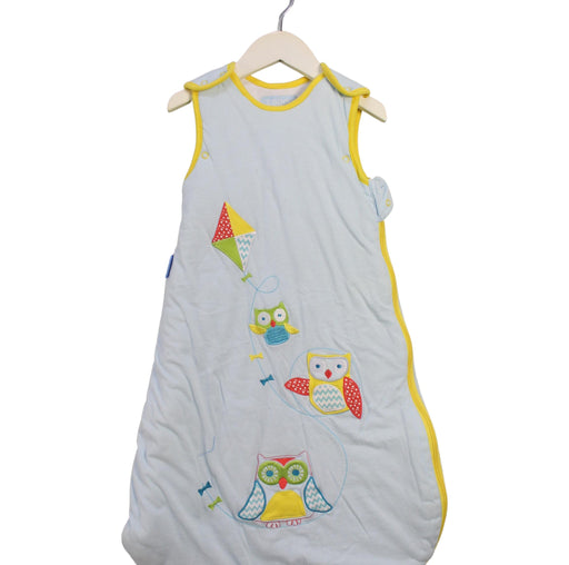 A Blue Sleepsacs from The Gro Company in size 0-3M for neutral. (Front View)