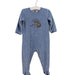 A Blue Onesies from Petit Bateau in size 6-12M for boy. (Front View)