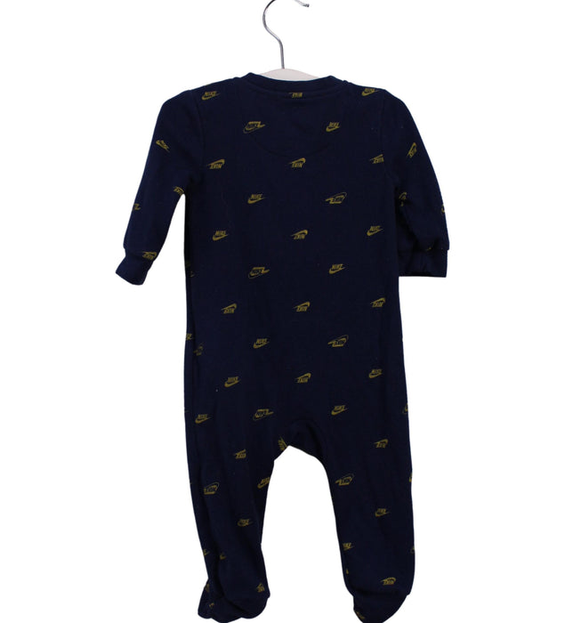 A Navy Onesies from Nike in size 3-6M for neutral. (Back View)