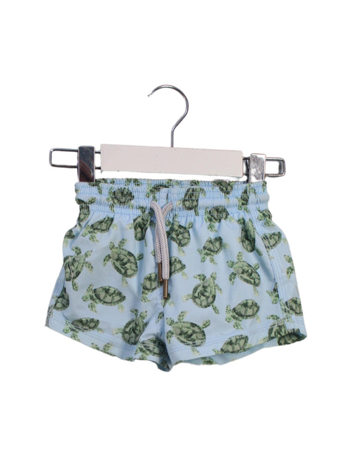 A Blue Swim Shorts from Trotters in size 3-6M for boy. (Front View)