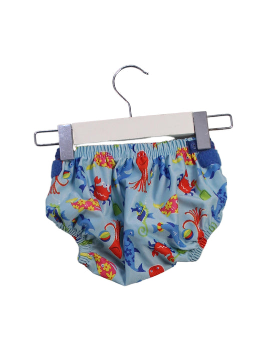 A Blue Swim Diapers from Konfidence in size O/S for boy. (Back View)