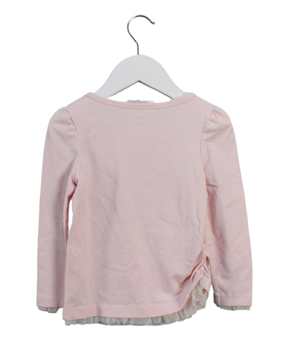 A Pink Long Sleeve Tops from Nicholas & Bears in size 3T for girl. (Back View)