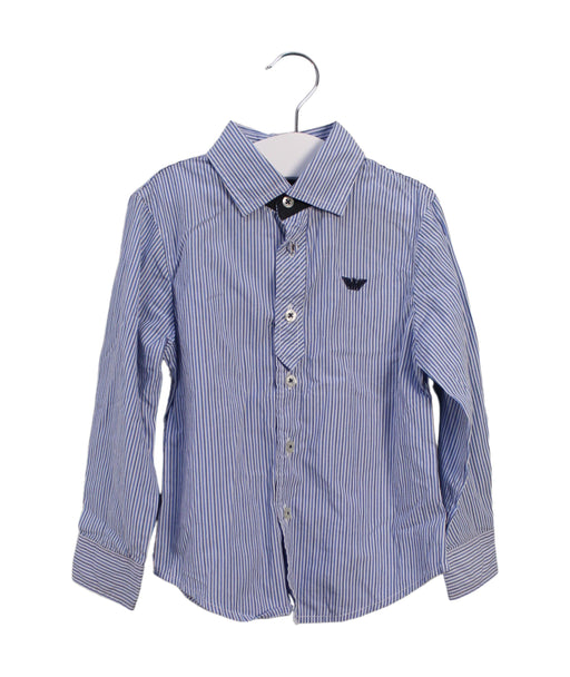 A Blue Shirts from Armani in size 2T for boy. (Front View)