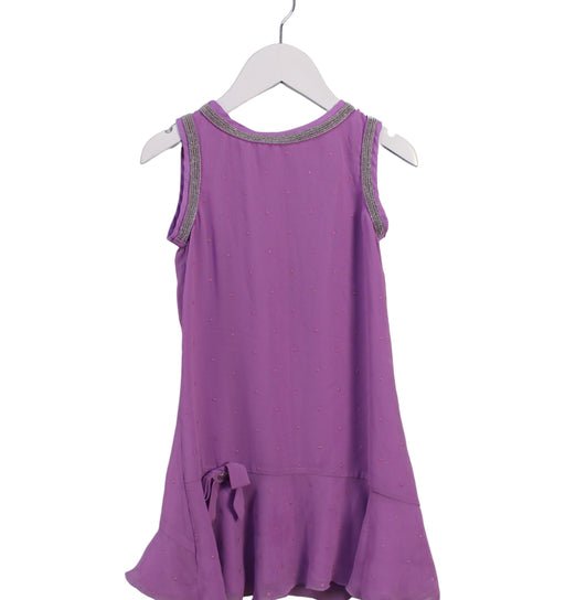 A Purple Sleeveless Dresses from Diesel in size 4T for girl. (Front View)